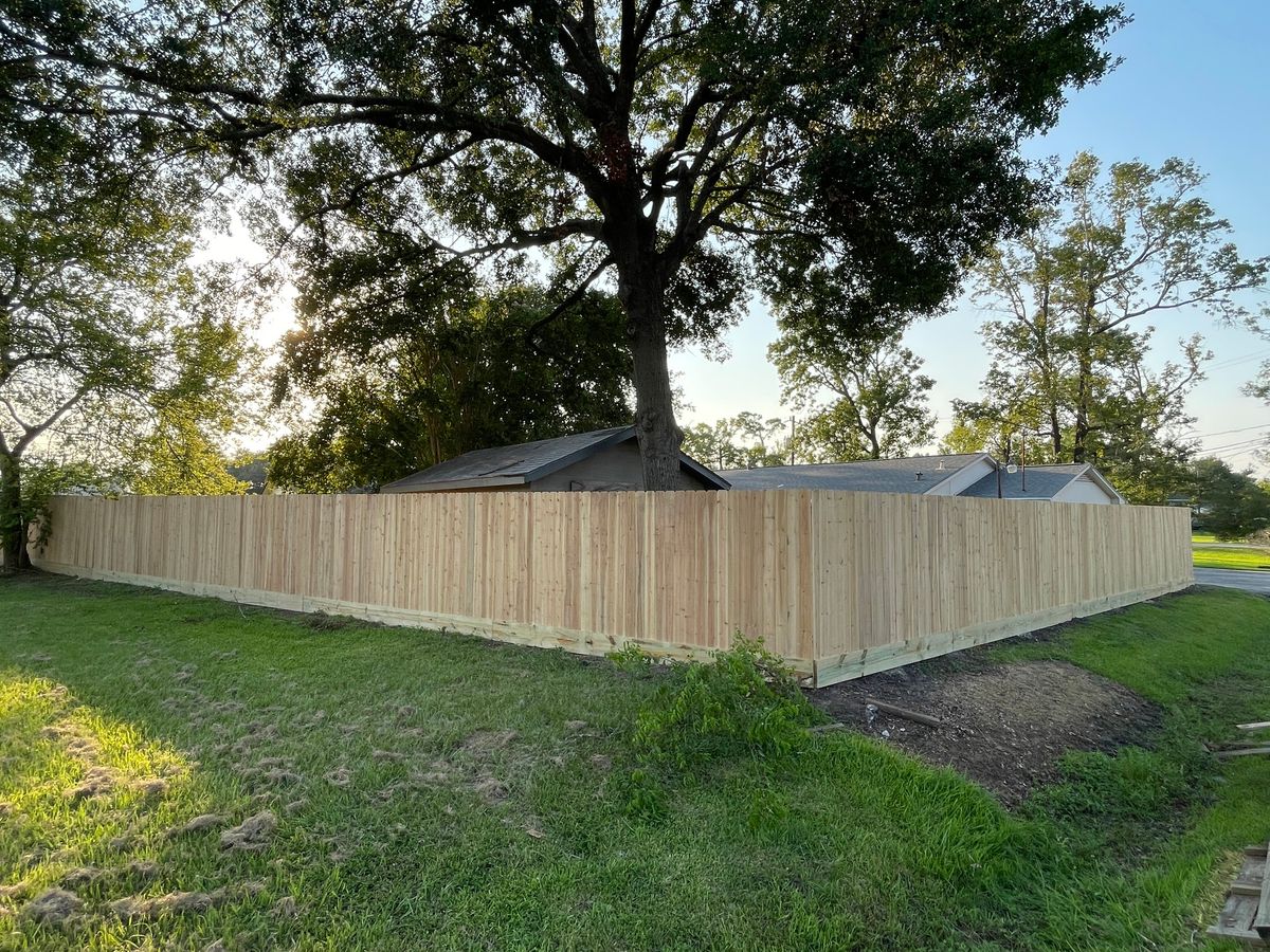 Fence Installation for Longhorn Fence & Land Development in Webster, TX