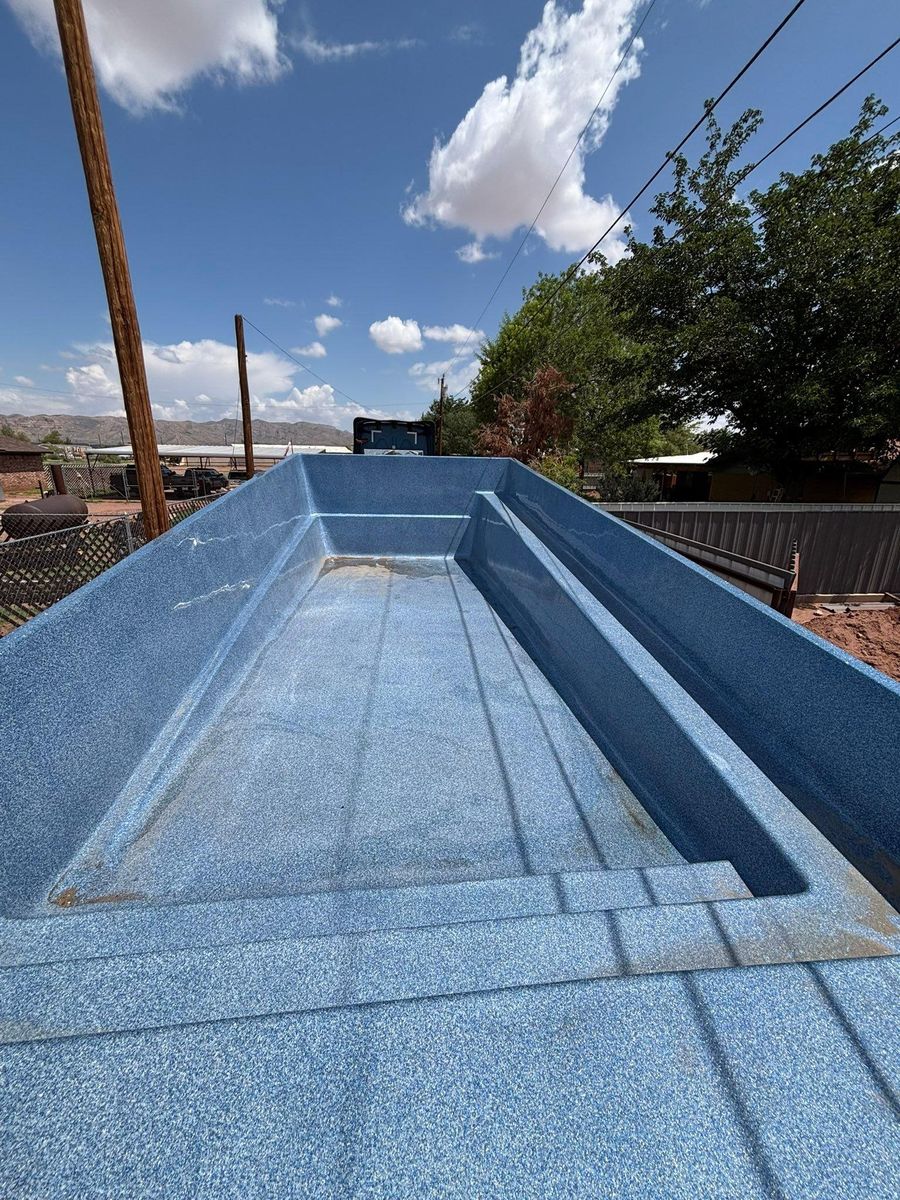 Custom Pool Construction for Alvarado Pool and Concrete in El Paso, TX