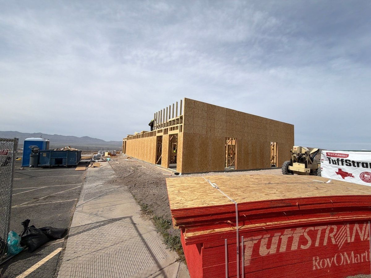 Framing for Ant Farm Construction in Kingman, AZ