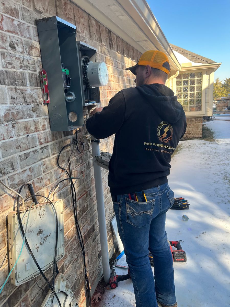 Electrical Panel Upgrades for Risen Power Electric in Lone Oak, TX