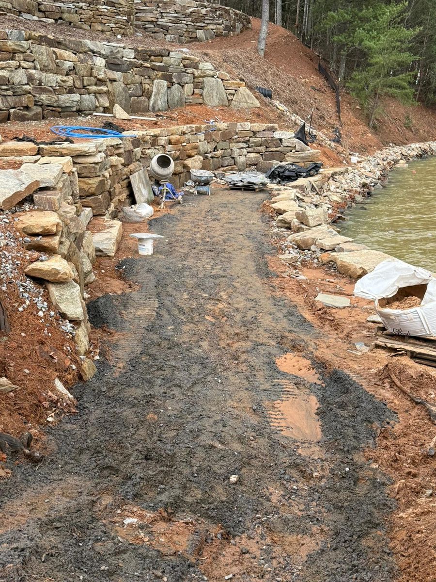 Grading services for Acosta's Stone Work in Henderson, NC