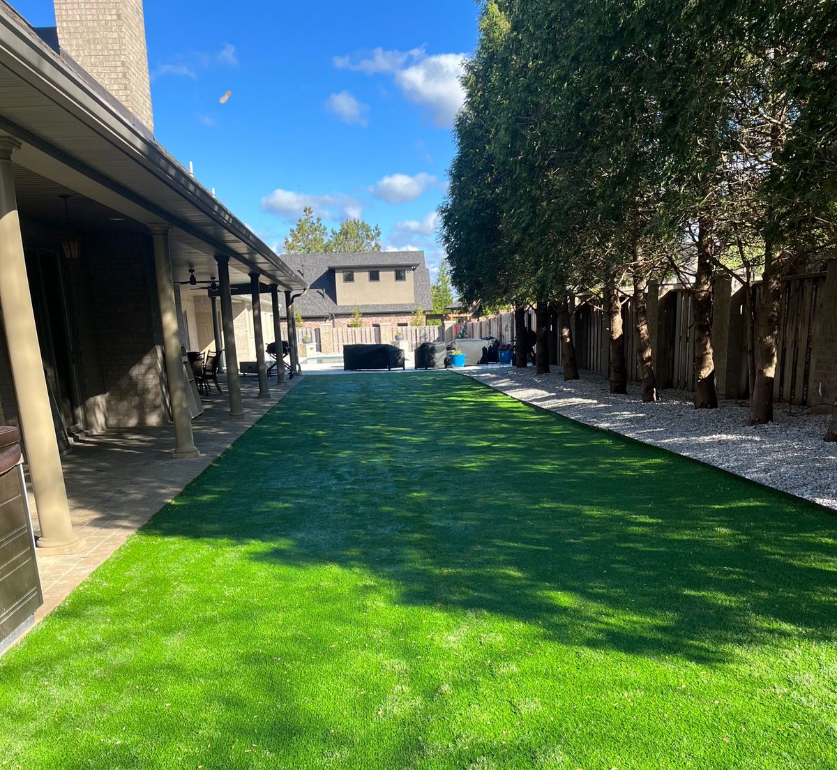 Artificial turf for Hydrologic Designs LLC in Rogers, AR