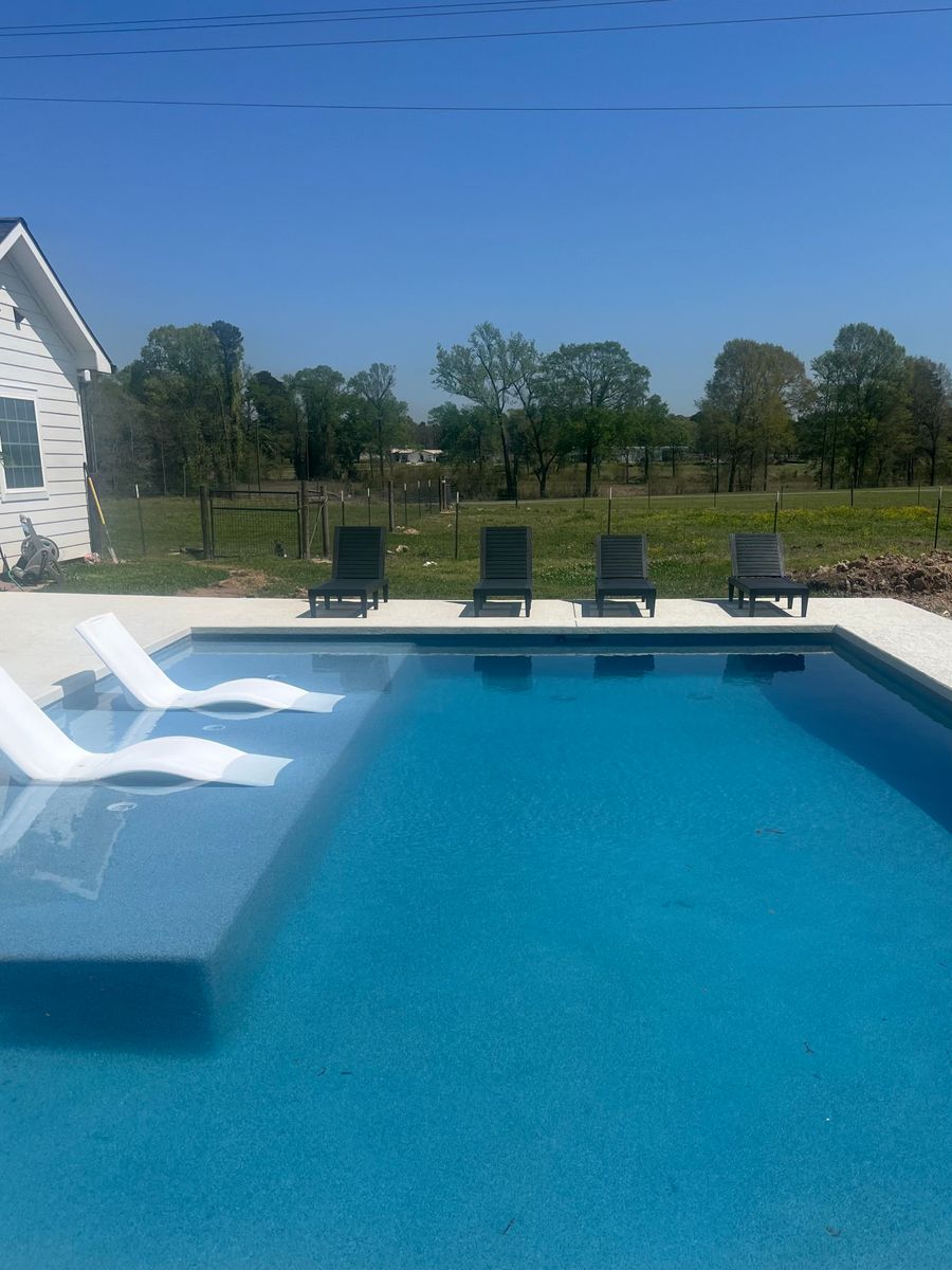 Custom Pool Design for Superior Backyard Builders LLC in Livingston, TX