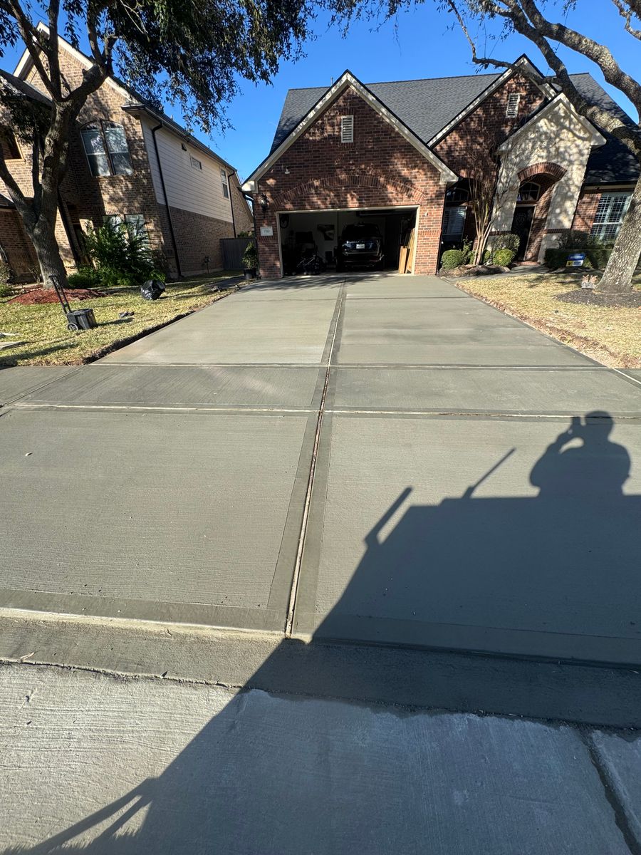 Concrete Slab Construction for NG Concrete Services in Houston, TX