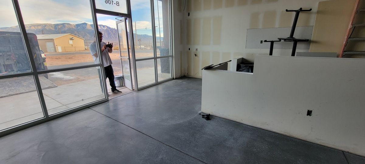 Polished Concrete for Not Just Concrete in Albuquerque, NM