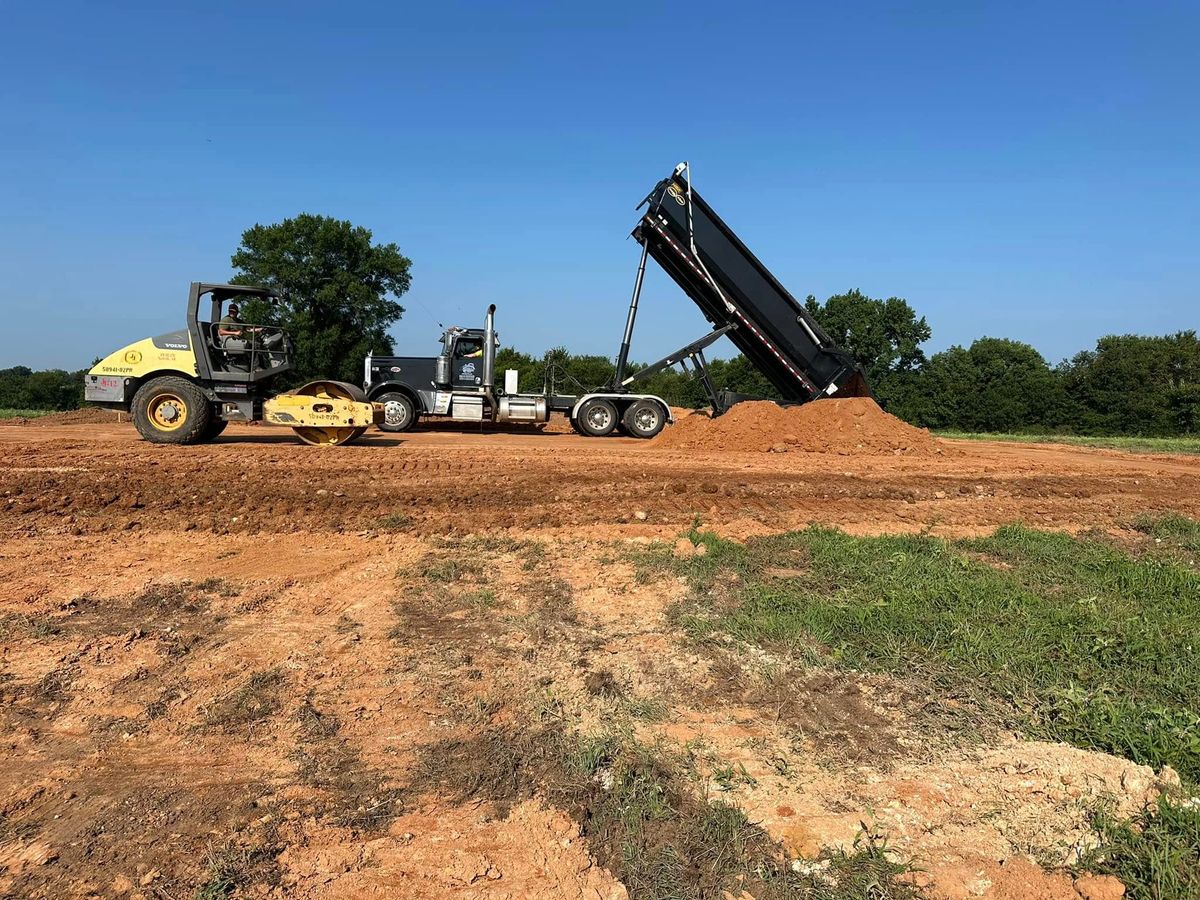Land Grading for Justin Jacques LLC/ DBA. Double J Excavation in Nashville, AR