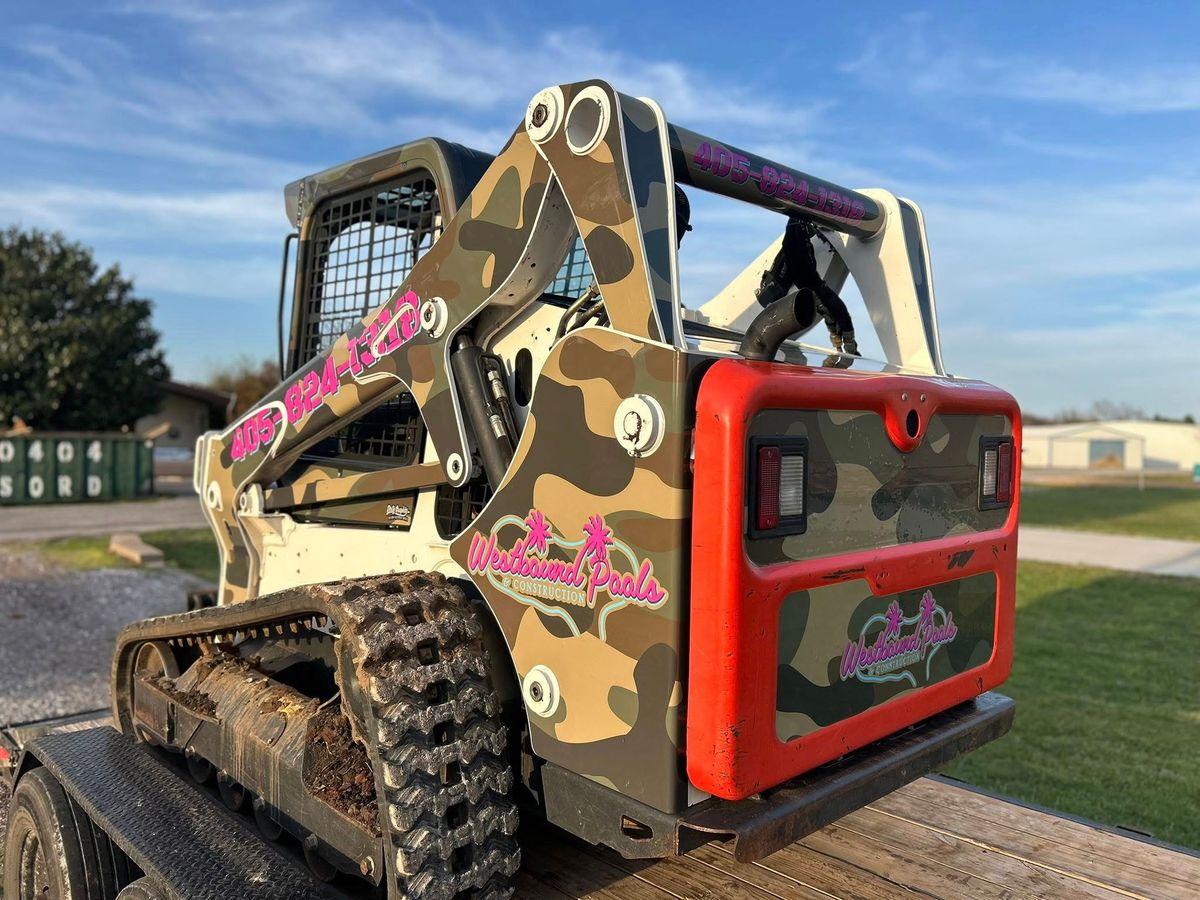 Excavation for Westbound Pools & Construction in Mustang, OK