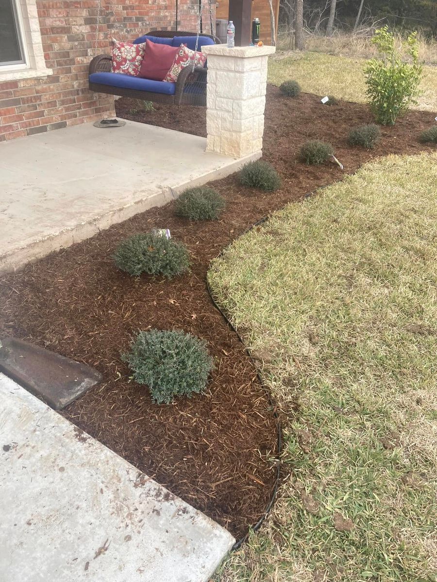 Landscaping for CrossCut in Kempner, TX