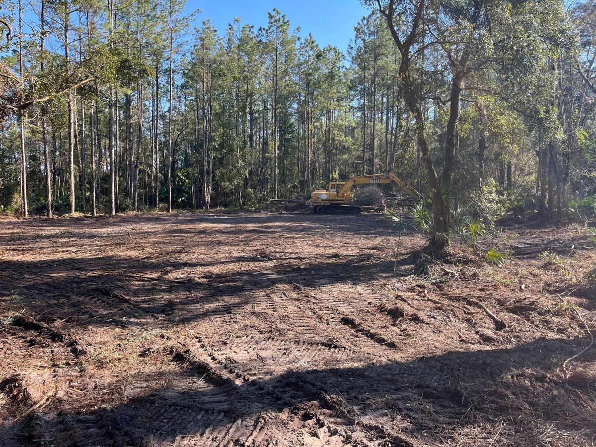 Land Clearing & Demolition for Diamond B Earthworks in Camden County, GA