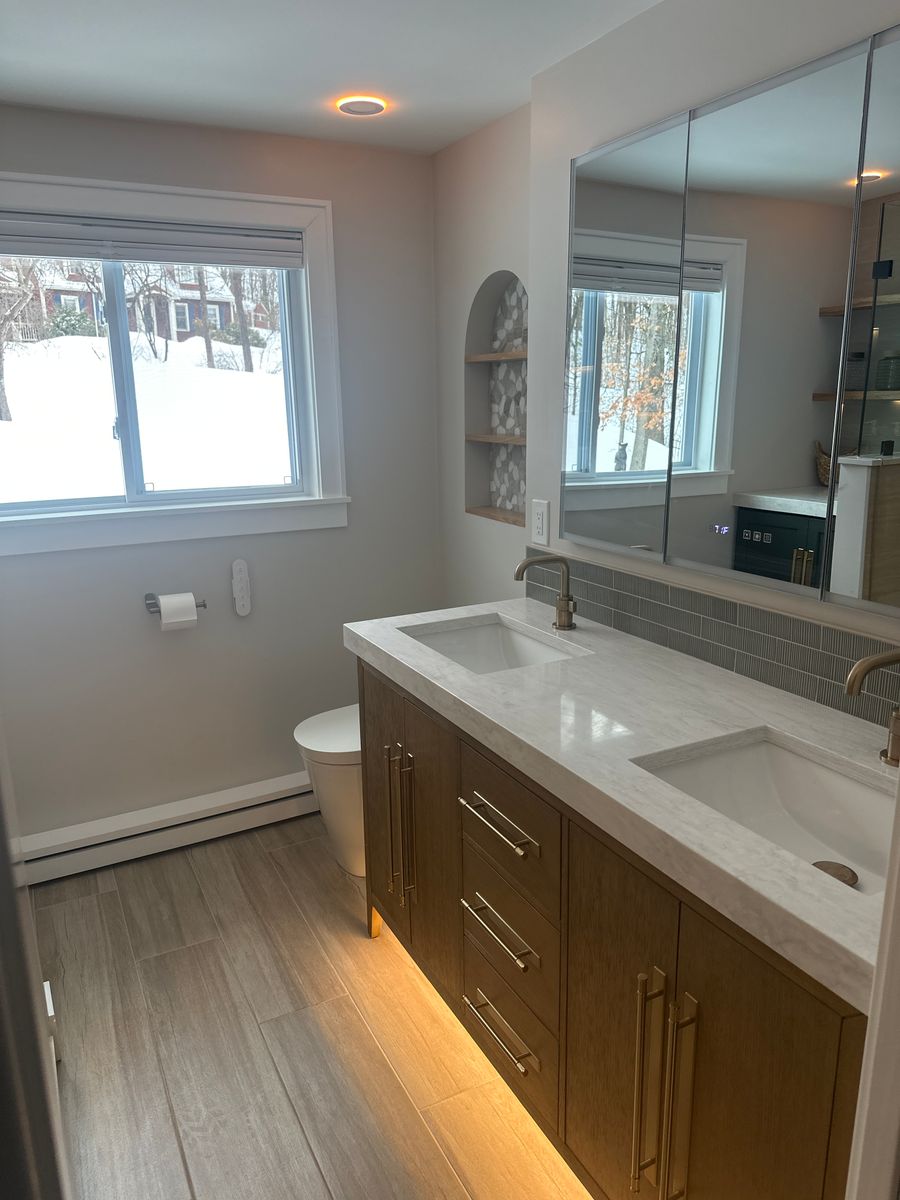 Bathroom Renovation for Top Pros Construction in Haverhill, MA