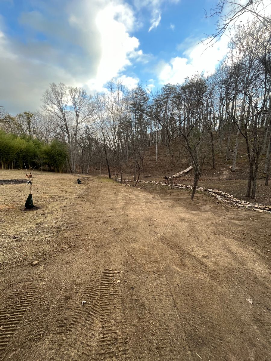 Grading for Schrock’s Land Management in Northern Virginia, Shenandoah Valley, VA