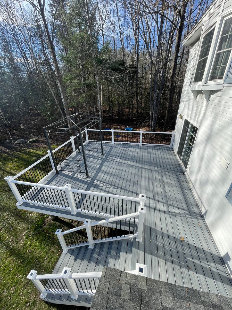 Deck Installation for True North Home Services in Brewer, ME