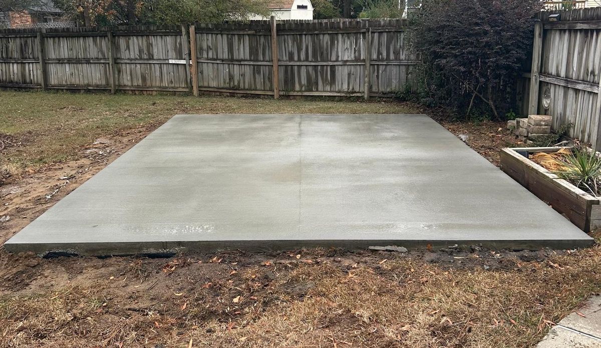 Concrete Slab Construction for Big League Concrete and Grading in Batesburg-Leesville, SC