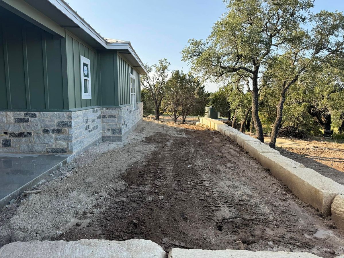 Residential & Commercial Excavation for MOTEX Enterprises in Kempner, TX