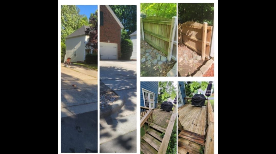 Deck & Patio Cleaning for Critts Pressure Washing in Hillsborough, NC