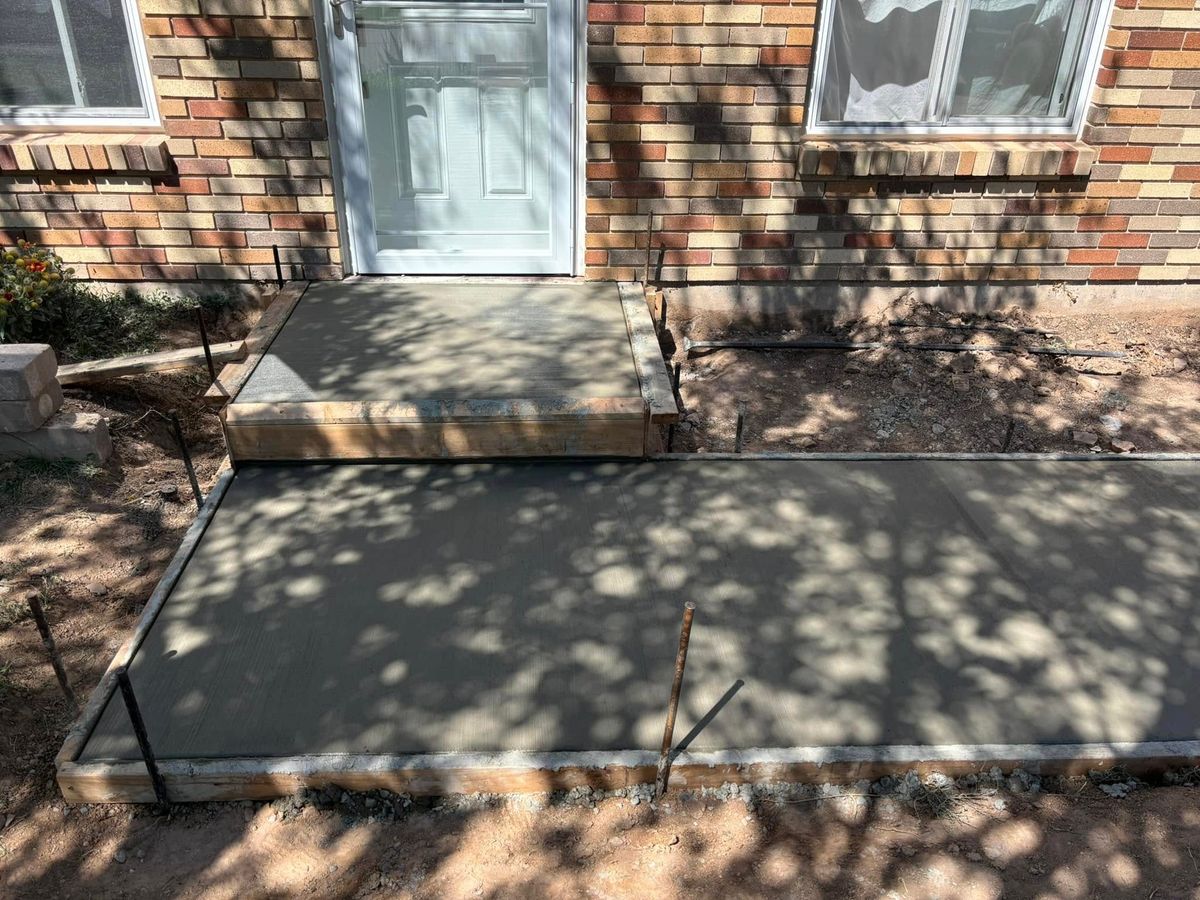Concrete Sidewalk for Bateman Construction in Roosevelt, UT