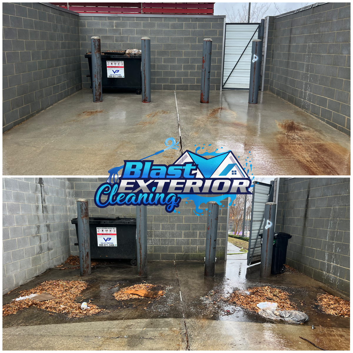 Dumpster Pad Cleaning for Blast Exterior Cleaning in  Hendersonville, NC