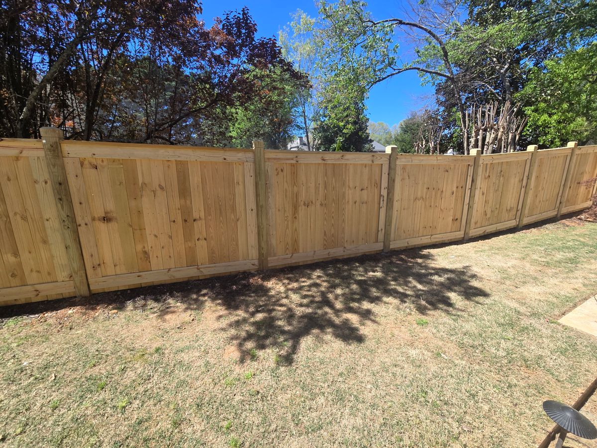 Fence Installation for Premier Fence in Marietta, GA