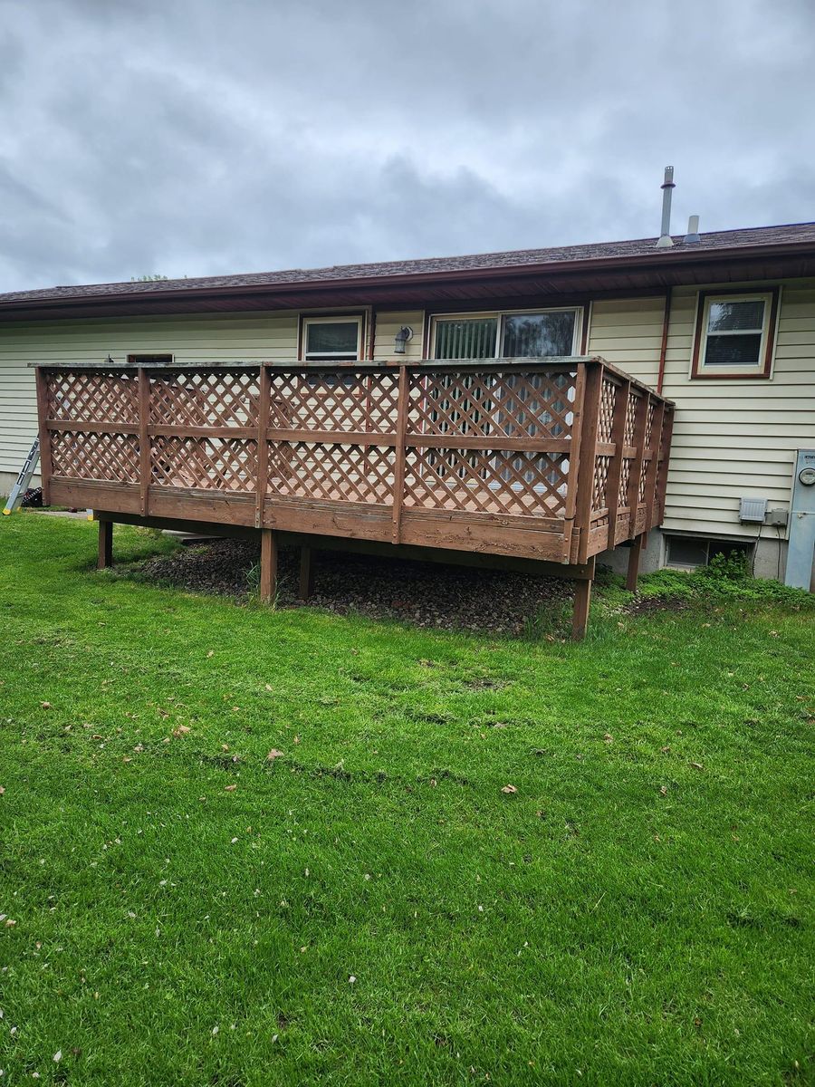  Deck Construction  for MB Construction and Steel Roofing LLC in Mauston, WI