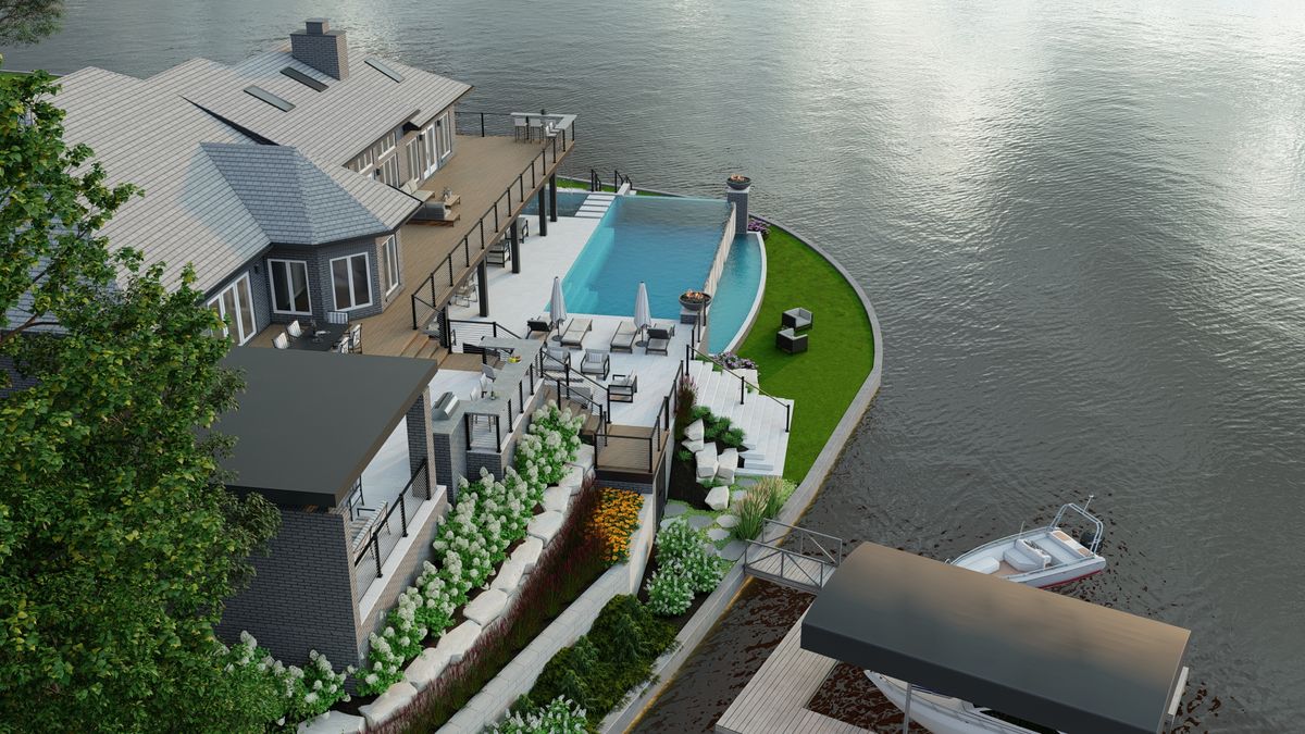 Pool Design & Installation for P.J.E. Lawn Care & Landscaping in Indianapolis, IN