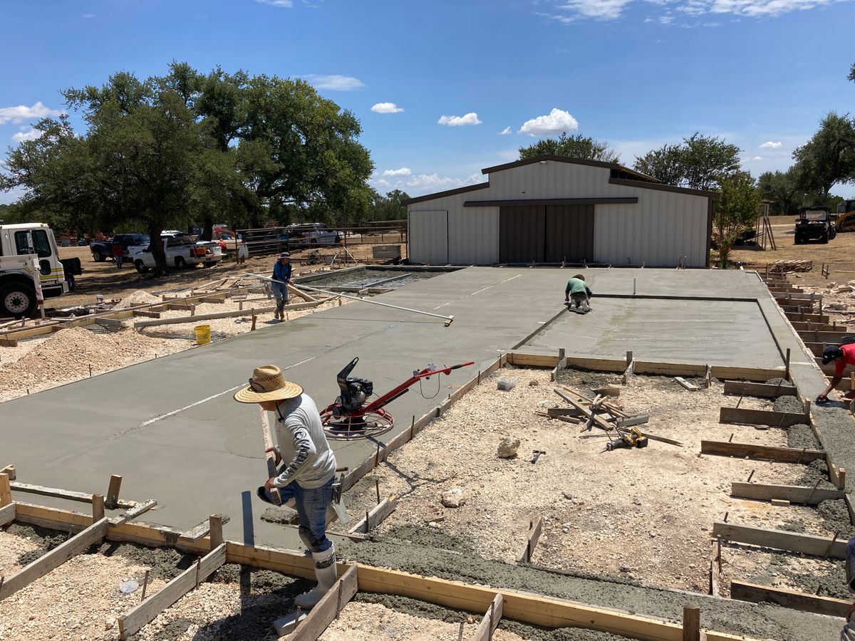 Concrete for 292 Construction LLC in Gonzales County, TX