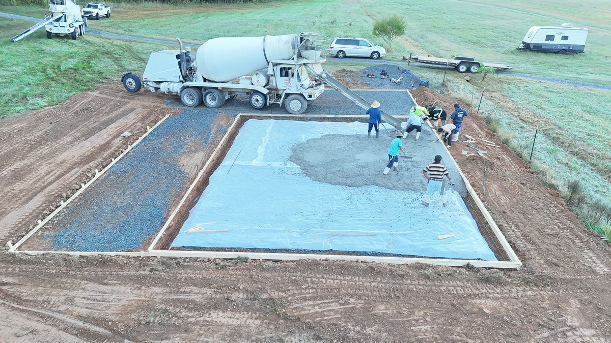 Concrete Slab Construction for DMGZ Concrete in Winston-Salem, NC