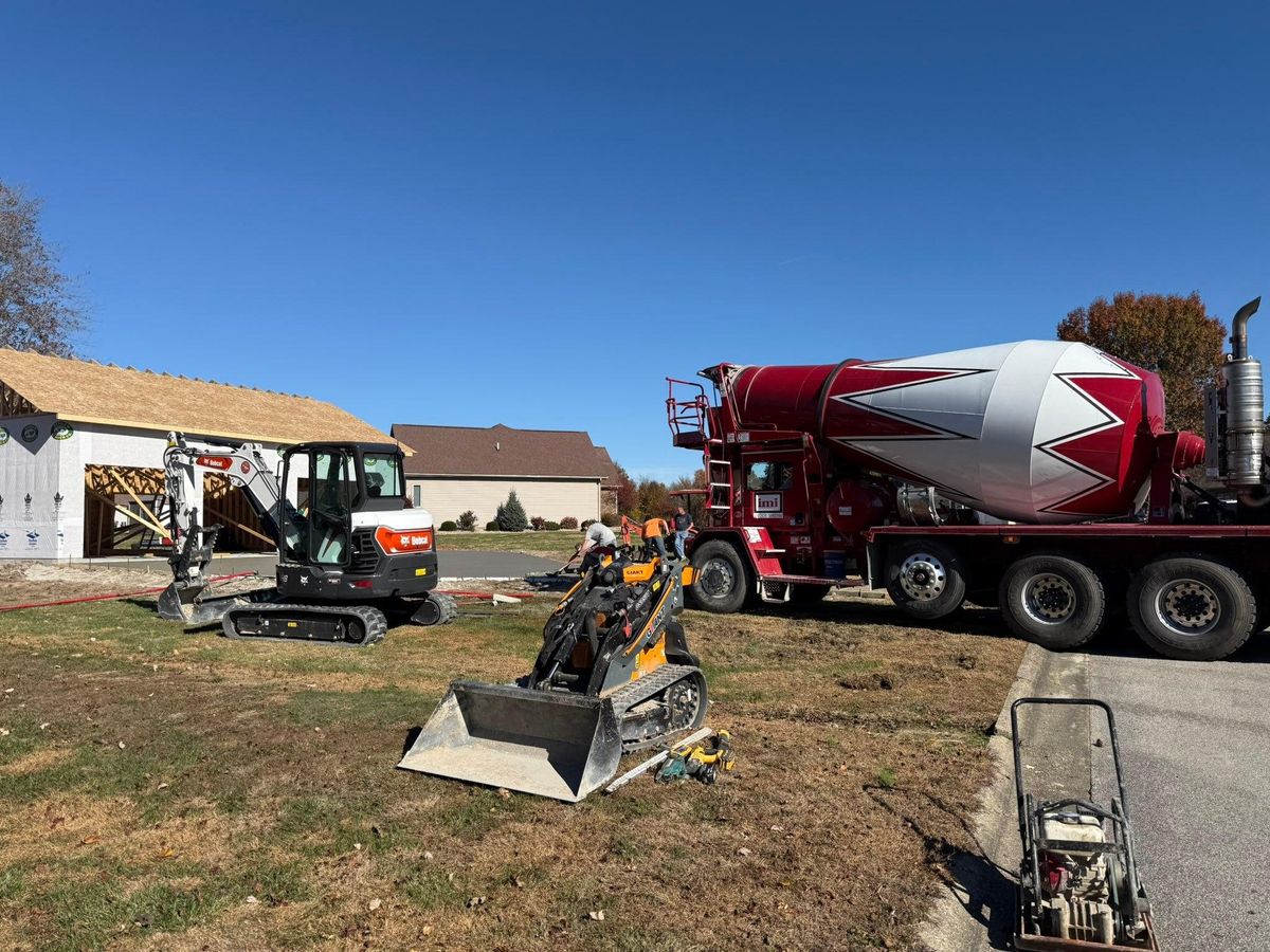 Driveways & Sidewalks for Whitfield Concrete Construction in Solsberry, IN