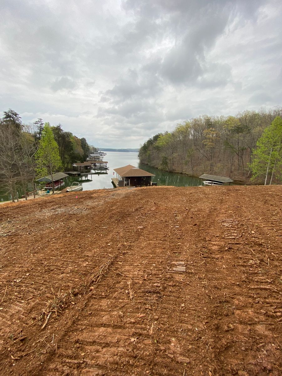 Site Prep for Lanier Excavating LLC in Bedford County, VA