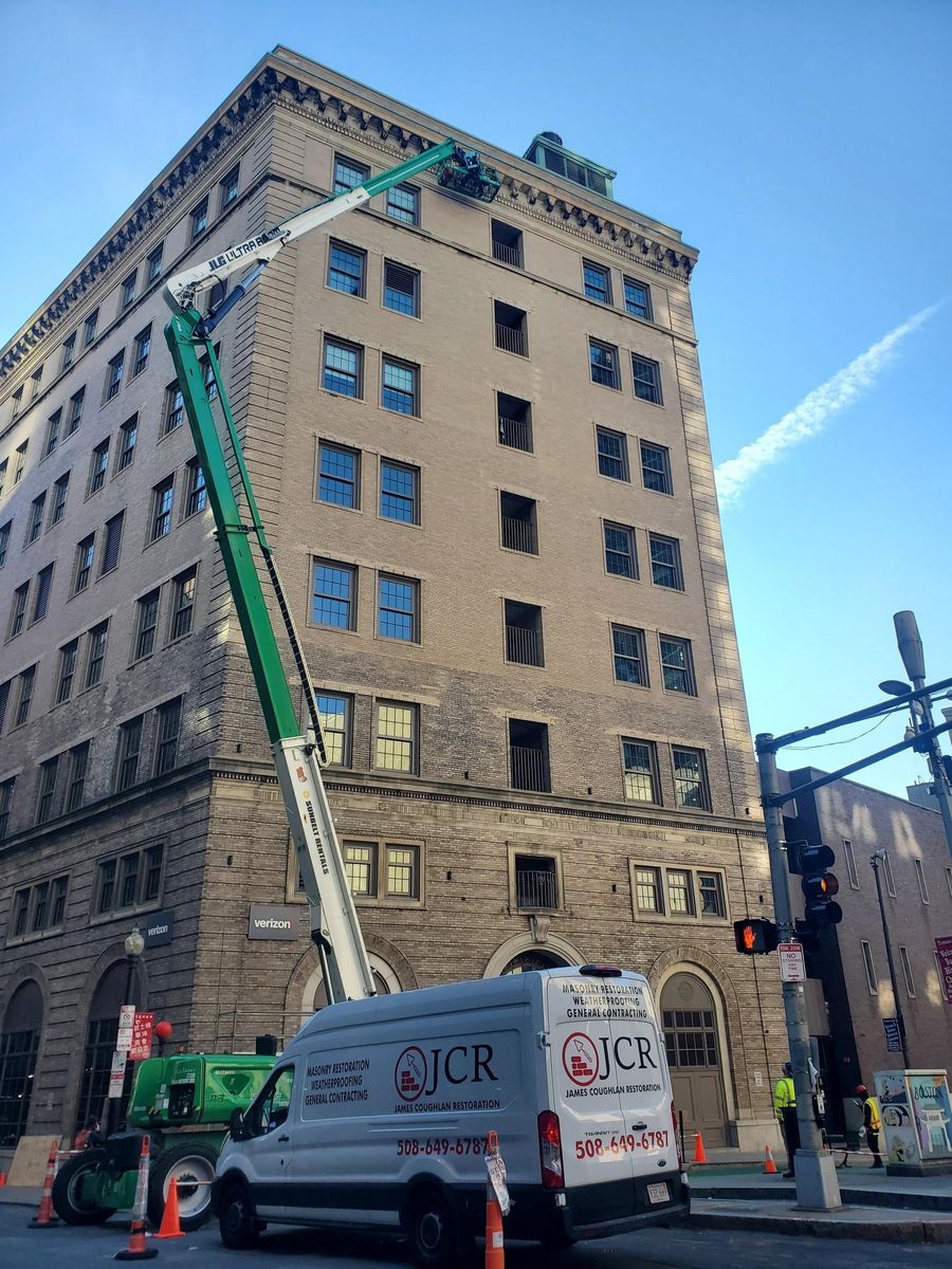Masonry for James T. Coughlan Restoration in Brockton, MA