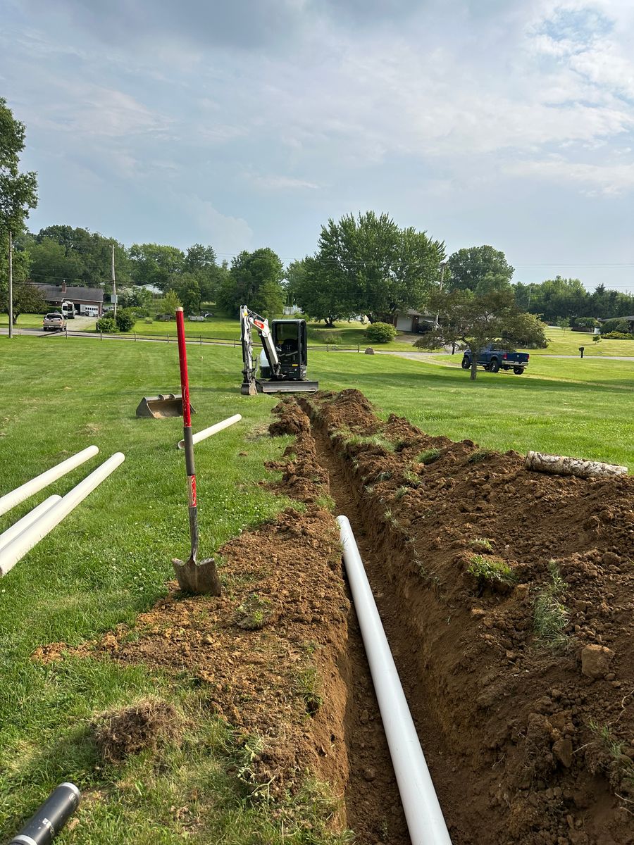 Sewer & Water Lines for PK Utilities & Excavation in Beaver County, PA