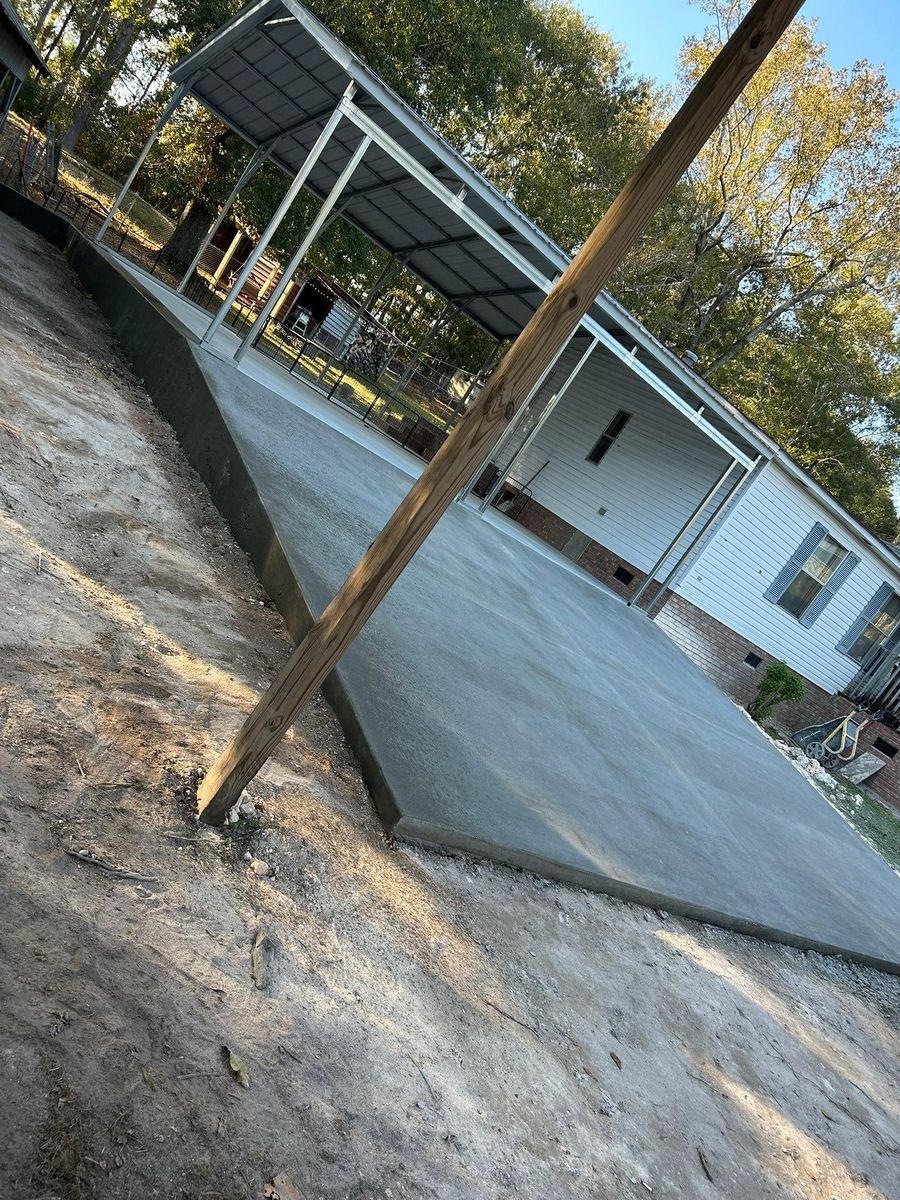 Concrete Slab Construction for Big League Concrete and Grading in Batesburg-Leesville, SC