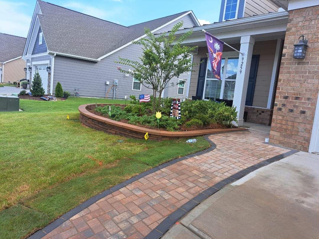 Paver Patio outdoor living design & build for Lawn & Order Solution  in Waxhaw, NC