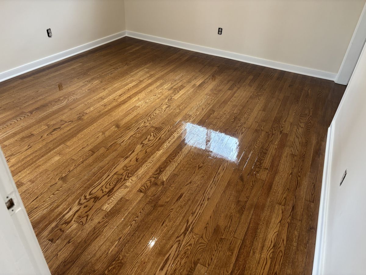 Refinishing hardwood flooring for Jason Tench Flooring LLC in Richmond, VA