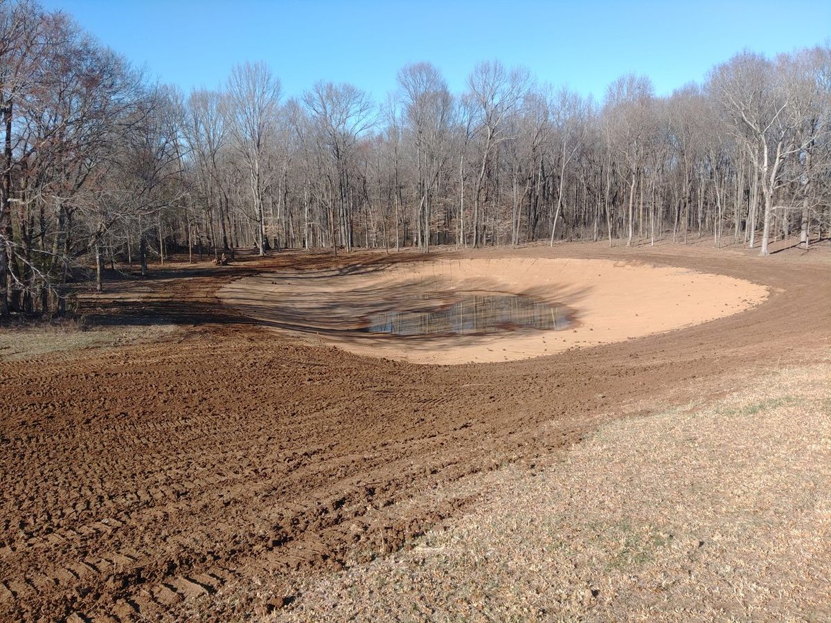  Pond Cleaning and Building for King of Dirt in Cornersville, TN