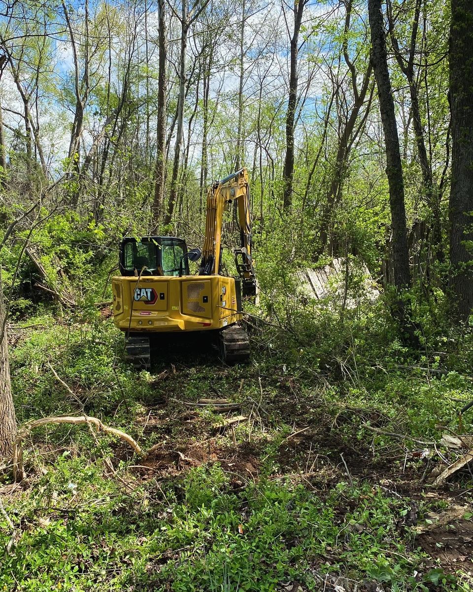 Land Clearing for PLW Construction in Dickson, TN