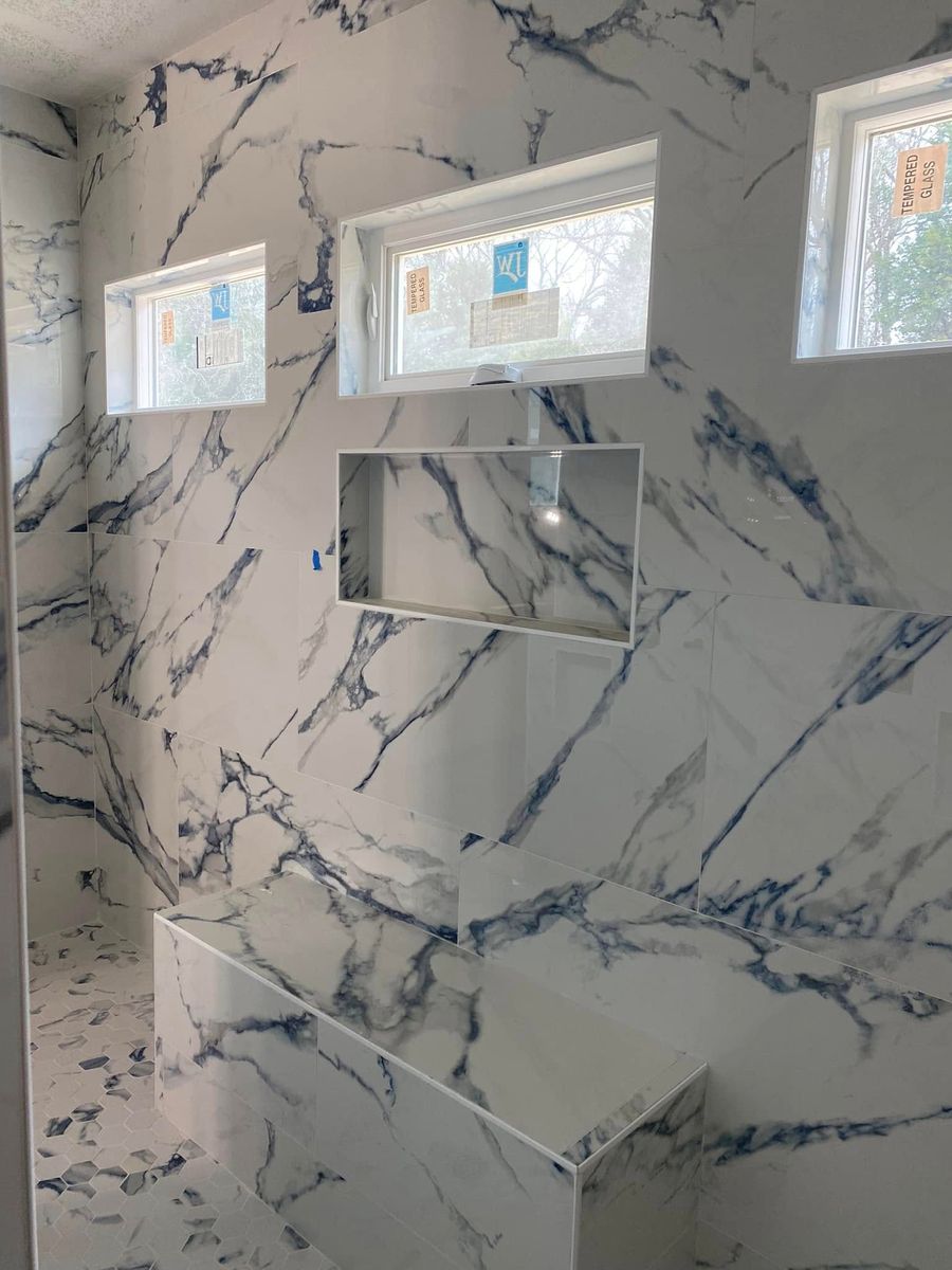 Bathroom Tiling Installation for Harris Tile and Stone in Tyler, TX