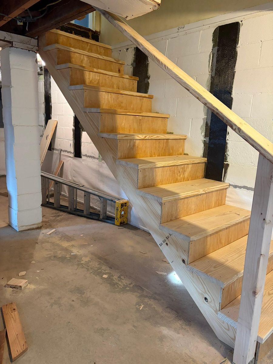 Carpentry for E&H Contracting in Staunton, VA