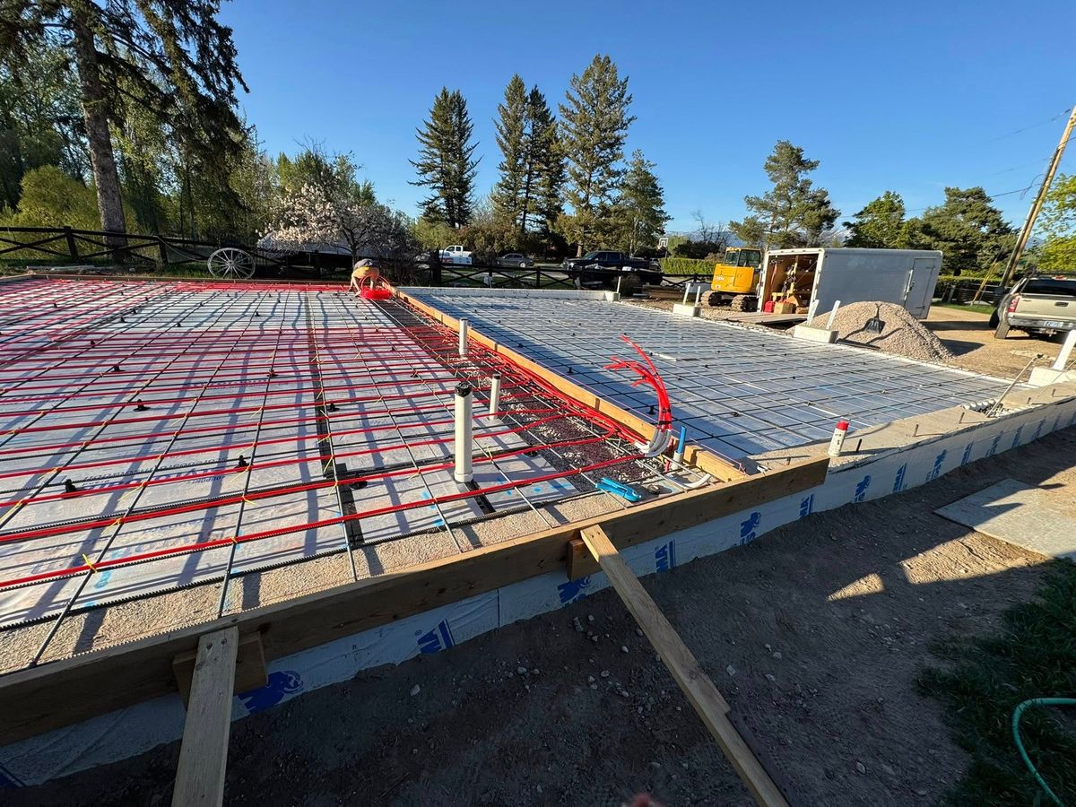 Foundations for Montana Concrete Creations in Bigfork, MT