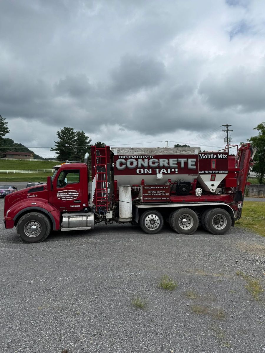 Sidewalk Installation for Tommy Moore Construction in Anderson County, TN
