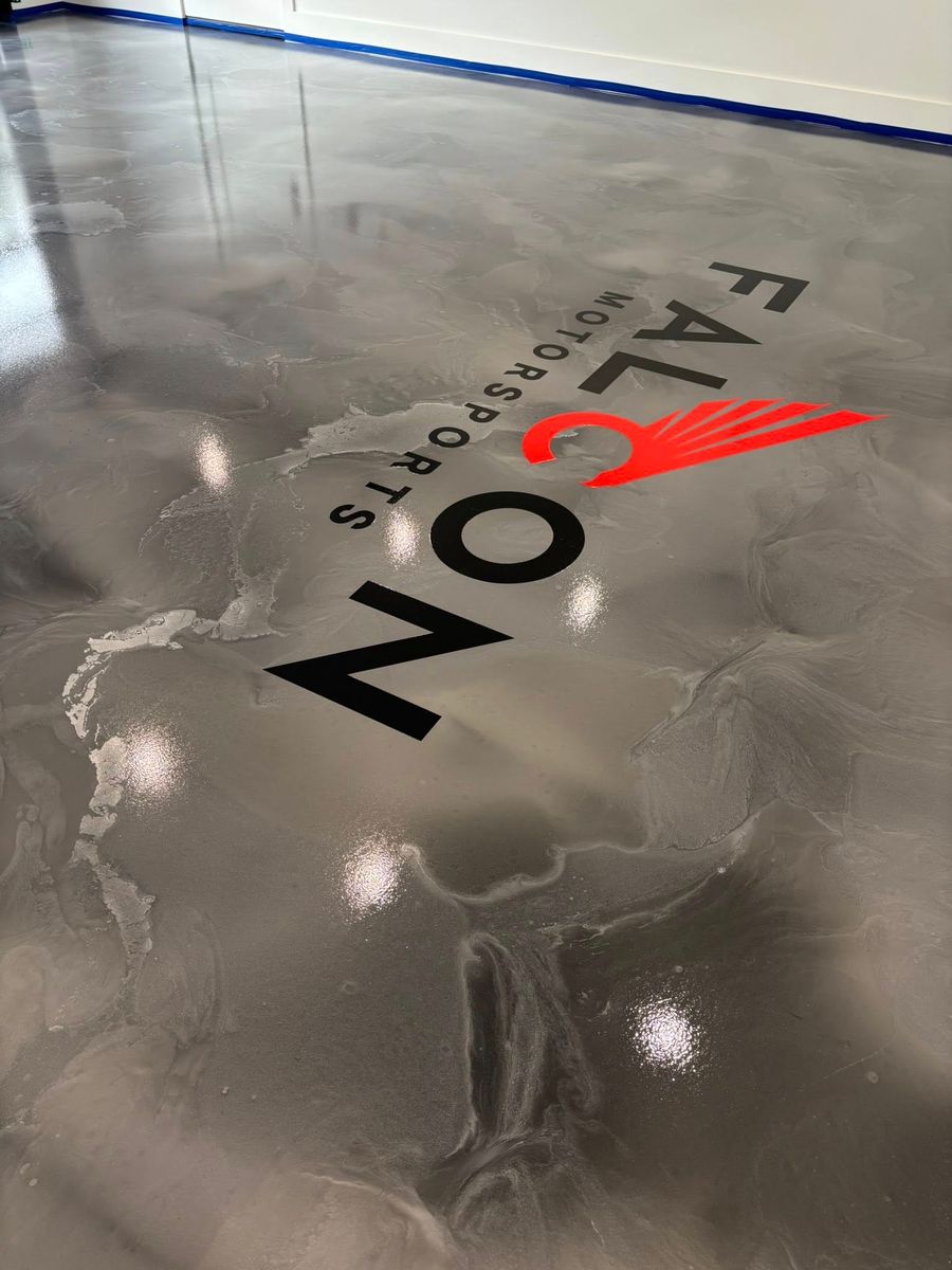 Stained Concrete for Yellow Brick Road in Cookeville, TN