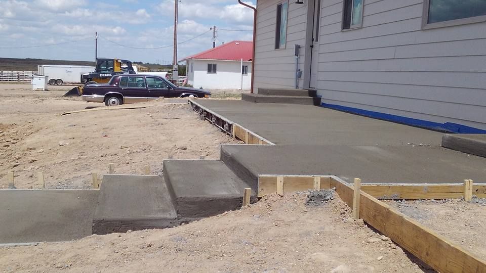 Stair Design & Installation for Elegant Concrete LLC in La Junta, CO