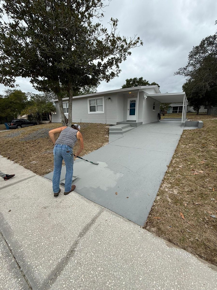 Painting for Kramer & Son’s Property Maintenance in Hudson, FL