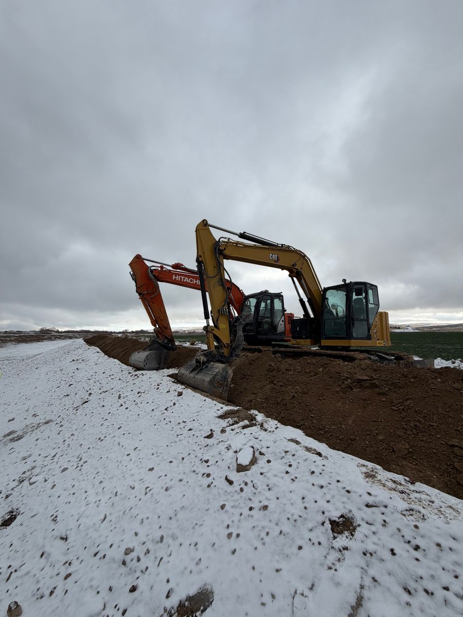 Land Grading for Steed Trucking and Excavation in Rexburg, ID