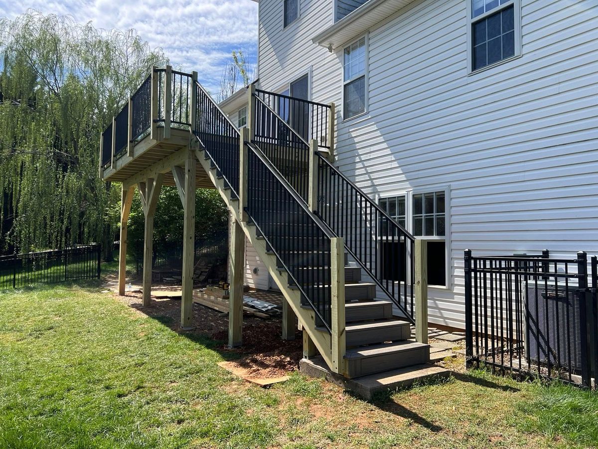 Deck & Patio Installation for Redwood Construction in Asheville, NC