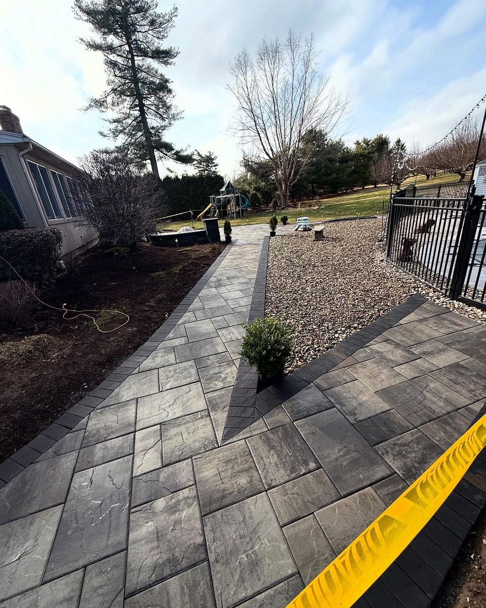 Step Installation for Elite Pavers and Fencing in Springfield, MA