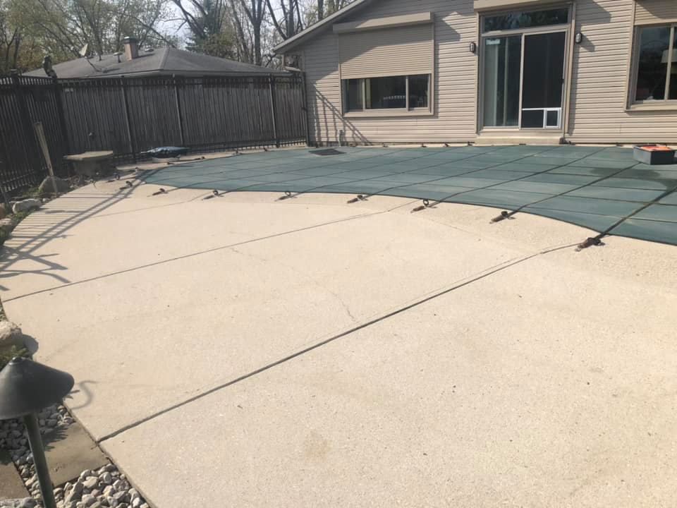 Concrete Cleaning for Al's Hydro-Wash LLC. in Dayton, OH