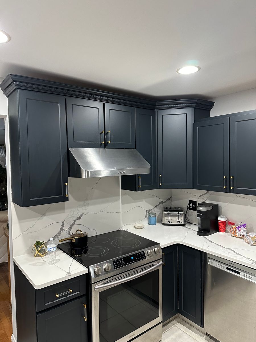 Cabinet Painting for T&T Kitchens in Shamong, NJ