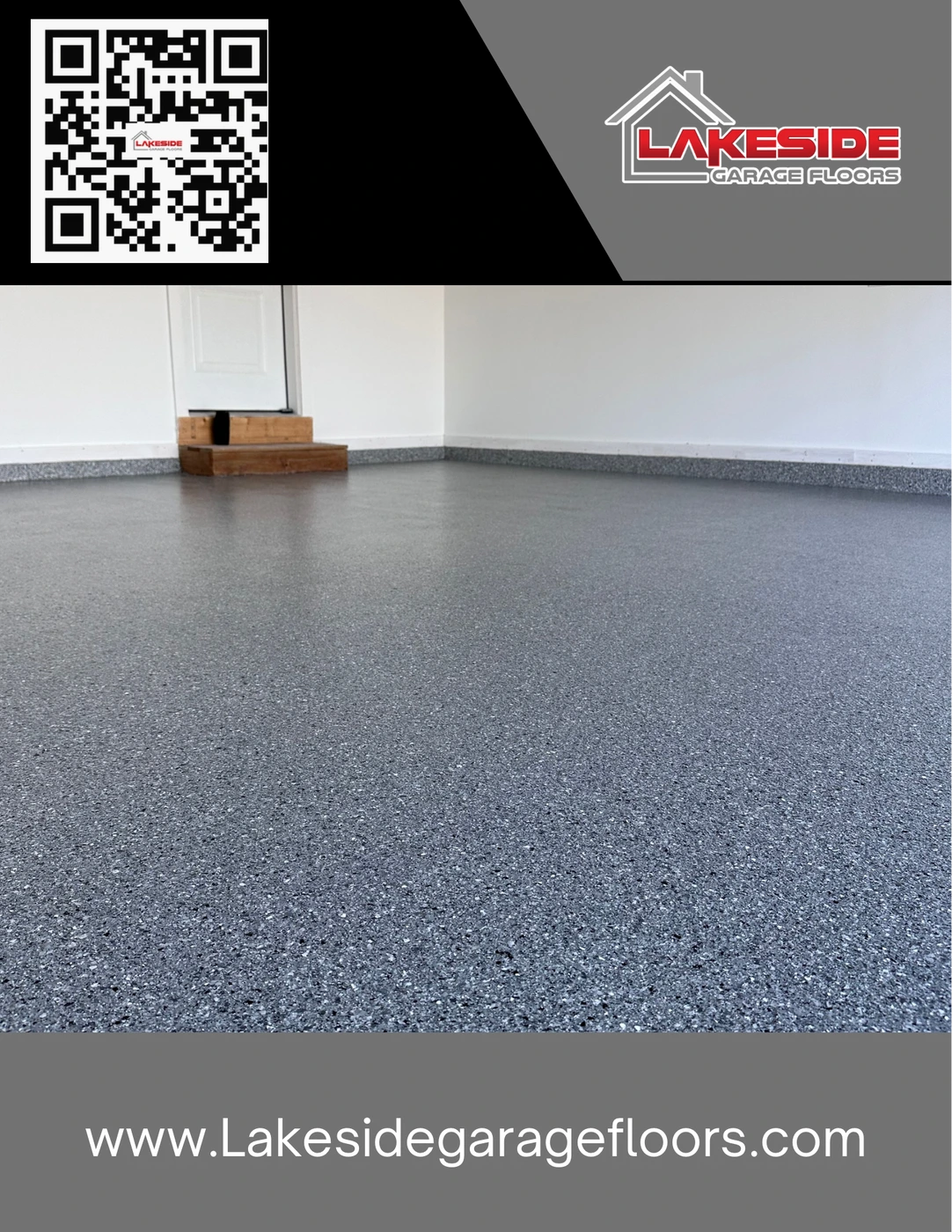 Finished polyaspartic garage floor by Lakeside Garage Floors — Illinois