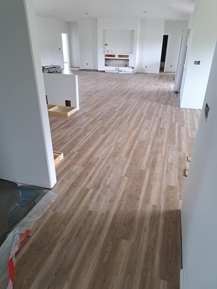 Repaired hard surface flooring in a Big Island home