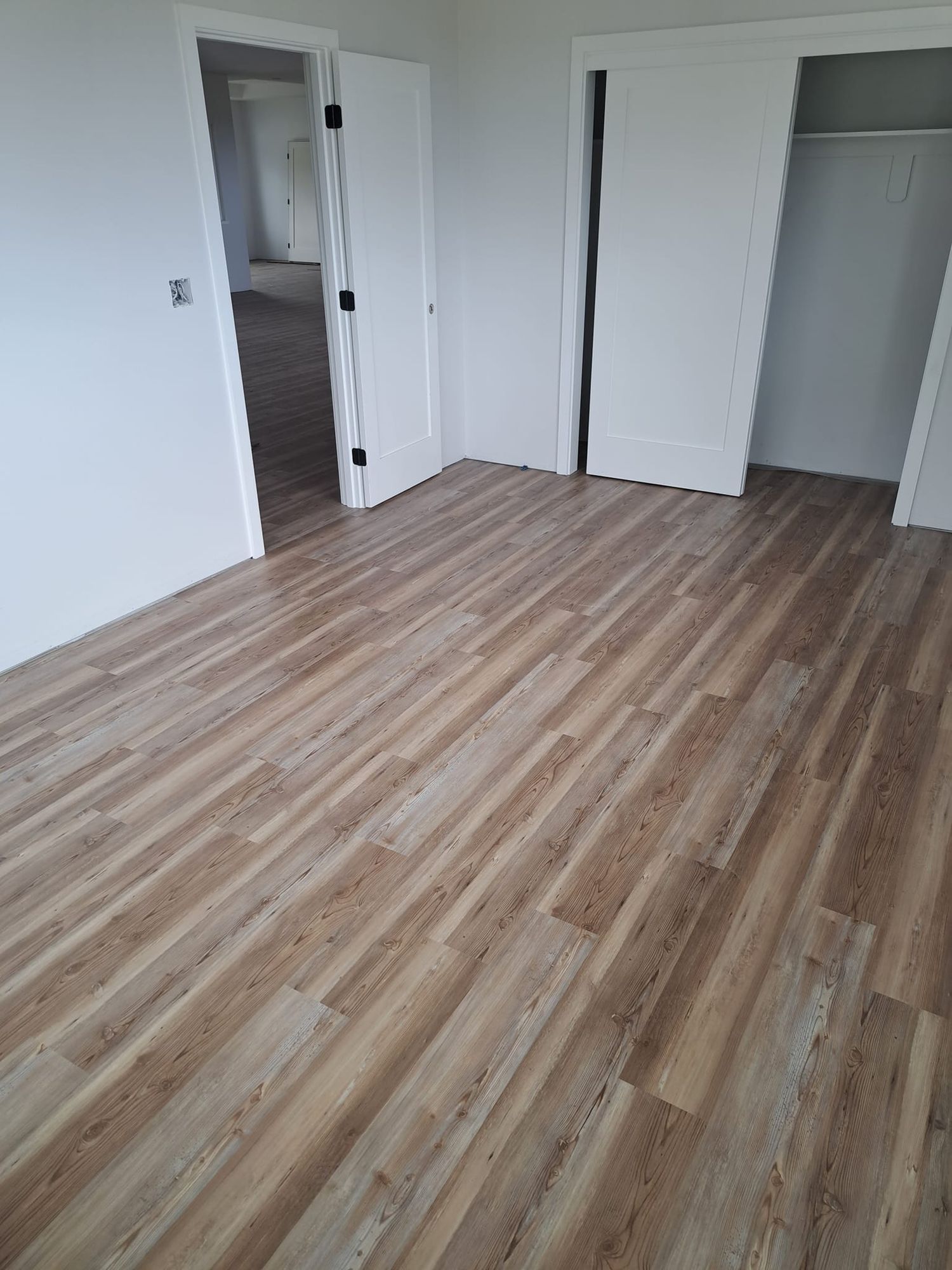 Hard surface flooring installed in a Big Island home